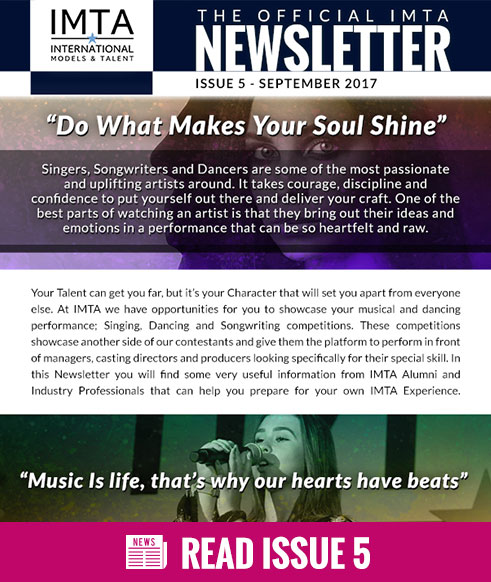 IMTA September 2017 Newsletter Issue 5